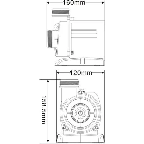 SunSun Pompe De Piscine 10000 L/h Circulation 80 W MAX-ECO CPP-10000 5 SunSun Pompe De Piscine 10000 L/h Circulation 80 W MAX-ECO CPP-10000 – Image 3