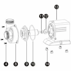 SunSun Pompe De Piscine 10000 L/h Circulation 80 W MAX-ECO CPP-10000 11 SunSun Pompe De Piscine 10000 L/h Circulation 80 W MAX-ECO CPP-10000 -Promos Pompe Boutique 1026500 5