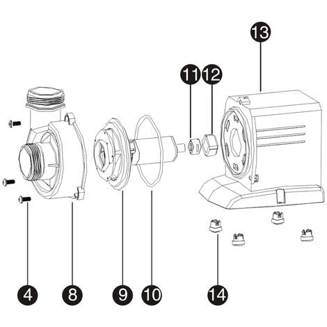 SunSun Pompe De Piscine 10000 L/h Circulation 80 W MAX-ECO CPP-10000 7 SunSun Pompe De Piscine 10000 L/h Circulation 80 W MAX-ECO CPP-10000 – Image 5