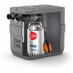 Station De Relevage Pedrollo Sar 40 Rxm 1 40l Eau De Pluie Monophasé 9.6 M3/h