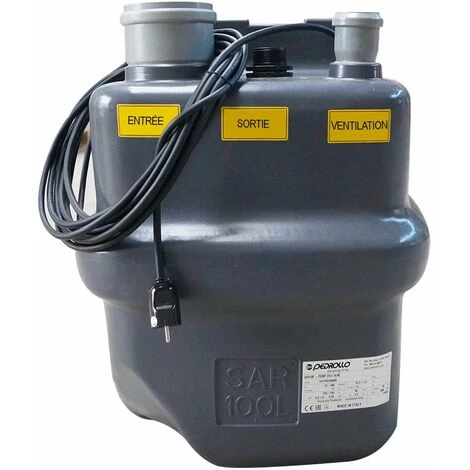 Station De Relevage Pedrollo Sar 100 Zxm 1a/40 100l Eau Chargée Mono 24 M3/h 3 Station De Relevage Pedrollo Sar 100 Zxm 1a/40 100l Eau Chargée Mono 24 M3/h – Image 2