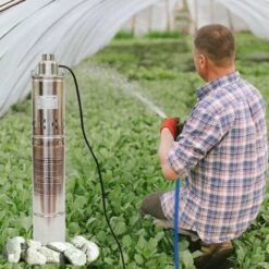 Grandmaster - Pompe Immergée, Pompe Pour Puit 1100W, 2.28m3/h, 1", Acier Inoxydable, Profondeur Maximale 40m, Câble Électrique 15m, 2850RPM, IP68, Pompe De Forage -Promos Pompe Boutique 11178145 5