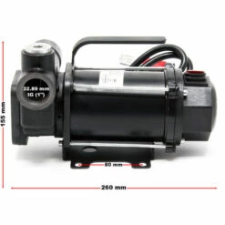 WILTEC Pompe Diesel Auto Aspirante 80l/min 550 Watts 12V Hauteur D'aspiration 3m Fuel Pompe à Huile Gasoil -Promos Pompe Boutique 14161930 5