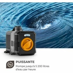 Waldbeck Lagoon 5200 Pompe De Bassin 5200 Litres / Heure 40W Câble 2,5m -Promos Pompe Boutique 14458392 4