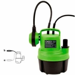 OXEO Pompe Immergée Niveau Bas Type Serpillère 250W - Pompe Eau Claire De 5000l/h - Hauteur De Refoulement : 6m -Promos Pompe Boutique 14878228 3