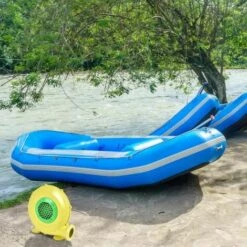 COSTWAY Souffleur Electrique Pompe Gonflable De Ventilateur Avec Moteur 380W Pour Château Gonflable Et Barbecue Jaune -Promos Pompe Boutique 14984141 4