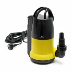 WILTEC Pompe Eaux Usées De 7000l/h 400W Hauteur De Refoulement 7,5m Particules Jusqu'à Ø5mm Pompe Drainage