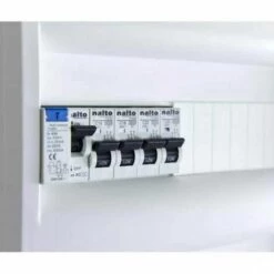 Tableau électrique Pré-équipé 1 Rangée 13 Modules 1 ID + 6 Disjoncteurs NALTO -Promos Pompe Boutique 16996845 3