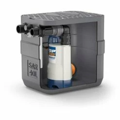 Station De Relevage 40L Pedrollo SAR40TOP1 - Pompe A Eau 0,25 KW Jusqu'à 8,4 M3/h Monophasé 220V