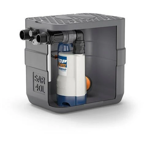 Station De Relevage 40L Pedrollo SAR40TOP1 - Pompe A Eau 0,25 KW Jusqu'à 8,4 M3/h Monophasé 220V 3 Station De Relevage 40L Pedrollo SAR40TOP1 - Pompe A Eau 0,25 KW Jusqu'à 8,4 M3/h Monophasé 220V