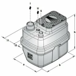 Station De Relevage 100L Pedrollo SAR100ZXm1A40 - Pompe A Eau 0,60 KW Jusqu'à 24 M3/h Monophasé 220V 9 Station De Relevage 100L Pedrollo SAR100ZXm1A40 - Pompe A Eau 0,60 KW Jusqu'à 24 M3/h Monophasé 220V -Promos Pompe Boutique 17324499 4