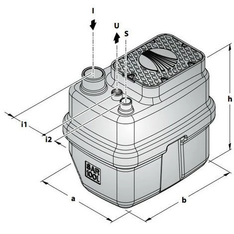 Station De Relevage 100L Pedrollo SAR100ZXm1A40 - Pompe A Eau 0,60 KW Jusqu'à 24 M3/h Monophasé 220V 6 Station De Relevage 100L Pedrollo SAR100ZXm1A40 - Pompe A Eau 0,60 KW Jusqu'à 24 M3/h Monophasé 220V – Image 4