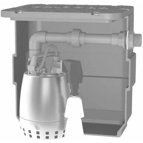 Station De Relevage D'eaux Claires Et Légèrement Chargées 40L Calpeda CAL40GXVM256 0,25 KW - Monophasé 220V - Jusqu'à 10,2 M3/H 3 Station De Relevage D'eaux Claires Et Légèrement Chargées 40L Calpeda CAL40GXVM256 0,25 KW - Monophasé 220V - Jusqu'à 10,2 M3/H – Image 2