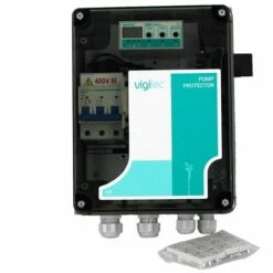 Coffret De Commande Et De Protection - Vigilec Zero - 1 Pompe - 0-18A - Tri De Toscano
