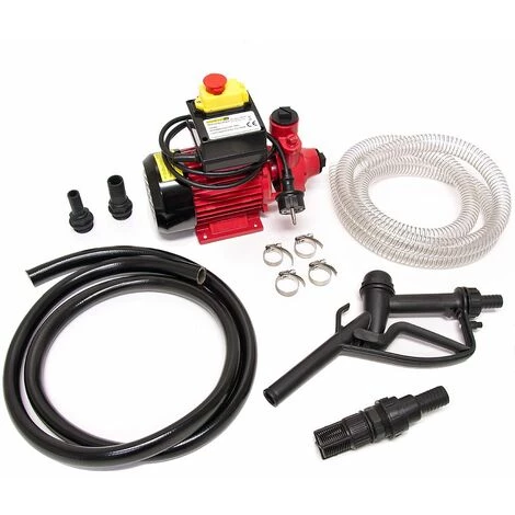 MONZANA Pompe Diesel Moteur Avec Tuyaux Et Pistolets - Clapet- 40 Litres/min 600W 3 MONZANA Pompe Diesel Moteur Avec Tuyaux Et Pistolets - Clapet- 40 Litres/min 600W