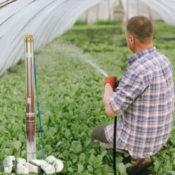 Grandmaster - Pompe Immergée, Pompe Pour Puit 1500W/2HP, 10.62m3/h, Acier Inoxydable, Profondeur Maximale 40m, Câble 22m, 2850RPM, IP68, 21 Roues En Plastique, Pompe De Forage -Promos Pompe Boutique 19855143 4