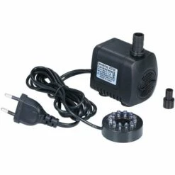 ASUPERMALL Pompe Submersible à Lumière 12 Led 800L/H Pour Aquarium étang Réservoir Piscine Fontaine D'Eau Pompe, Eu Plug