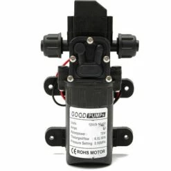 INSMA 12V 70W DC Pompe à Eau Diaphragme Haute Pression Membrane Amorcage 6L/Min Bateau NF