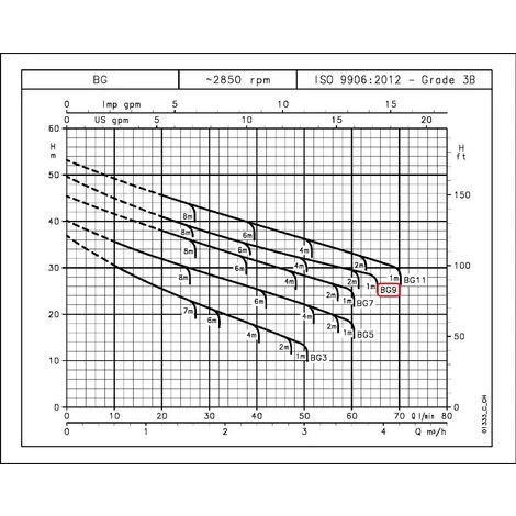 Pompe De Surface LOWARA BGM9 Auto-amorçante BG - 3,9 M3/h - 50 M - Rp 1 - Mono 230V - 50Hz - 0,90 KW 4 Pompe De Surface LOWARA BGM9 Auto-amorçante BG - 3,9 M3/h - 50 M - Rp 1 - Mono 230V - 50Hz - 0,90 KW – Image 2