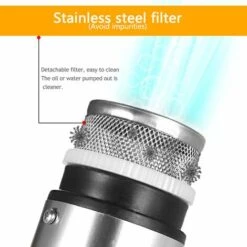 ASUPERMALL Pompe Submersible Pour Le Pompage De L'Eau Gasoil 51Mm Huile Eau Diesel Pompe De Transfert De Carburant Avec Ecran Fliter Plein D'Essence - DC 12V -Promos Pompe Boutique 23912680 3