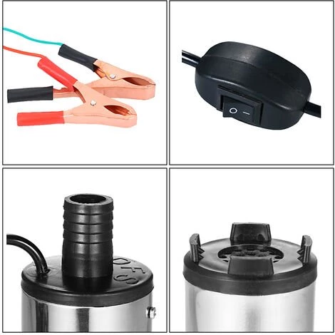 ASUPERMALL Dc 12V Pompe Submersible Pour Le Pompage De L'Eau Gasoil 51Mm Huile Eau Diesel Pompe De Transfert De Carburant Ravitaillement 6 ASUPERMALL Dc 12V Pompe Submersible Pour Le Pompage De L'Eau Gasoil 51Mm Huile Eau Diesel Pompe De Transfert De Carburant Ravitaillement – Image 4