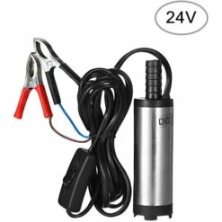 ASUPERMALL Dc 24V Pompe Submersible Pour Le Pompage De L'Eau Gasoil 38Mm Huile Eau Diesel Pompe De Transfert De Carburant Ravitaillement