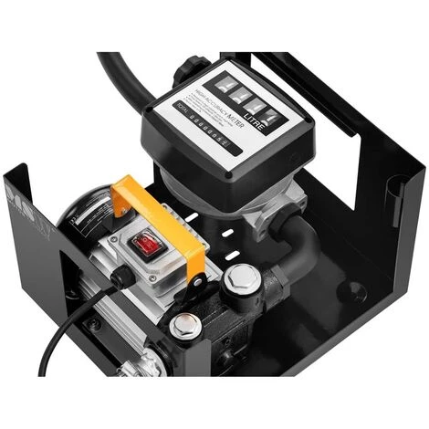 MSW Pompe À Carburant Diesel Gasoil Huile Électrique Amorçage Auto Compteur 60 L/min - Blanc 4 MSW Pompe À Carburant Diesel Gasoil Huile Électrique Amorçage Auto Compteur 60 L/min - Blanc – Image 2
