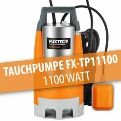 Pompe Immergée 1100W FUXTEC FX-TP11100 - 15000 Litres Par Heure