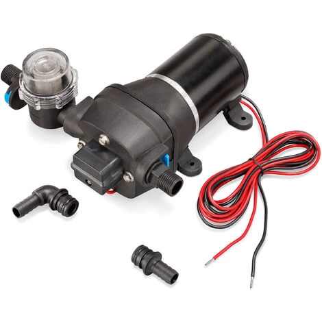 ESOTEC Pompe De Pression à Membrane 12V Auto-amorçante 750 L/h Pompe à Eau Irrigation 100810 3 ESOTEC Pompe De Pression à Membrane 12V Auto-amorçante 750 L/h Pompe à Eau Irrigation 100810