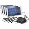 Pompe Solaire De Cours D’eau 100W 5000l / H Pompe Solaire Pompe Cascade étang Esotec 101781 -Promos Pompe Boutique 26787565 1