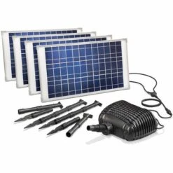 Pompe Solaire De Cours Deau 100W 5000l / H Pompe Solaire Pompe Cascade étang Esotec 101781
