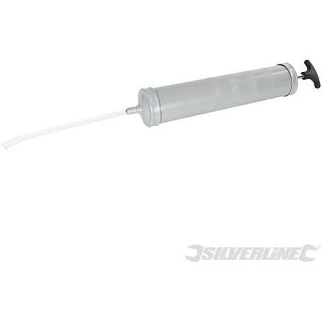 SILVERLINE Pompe-seringue à Huile 500 Cm³, Métal, Métal 3 SILVERLINE Pompe-seringue à Huile 500 Cm³, Métal, Métal