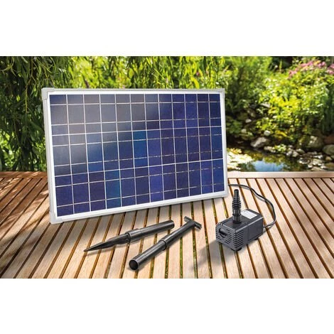 Pompe De Ruisseau Solaire 25 W 1600 l/h Batterie Bassin Pompe Solaire Esotec 101018 4 Pompe De Ruisseau Solaire 25 W 1600 l/h Batterie Bassin Pompe Solaire Esotec 101018 – Image 2