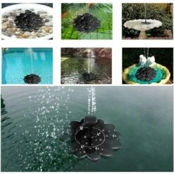 BRIDAY Pompe à Eau Solaire En Forme De Fleurs, Pompe Solaire Pour étang, Fontaine, Pompe à Eau, Jardin, Eau -Promos Pompe Boutique 28592505 3