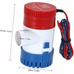 HAPPYSHOPPING 1100GPH Pompe De Cale Marine Pompe De Yacht Sous-marin 12V -Promos Pompe Boutique 29552038 4