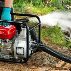 EBERTH 3" Pompe à Eau Thermique, 60.000 L/h, 6,5 CV Moteur à Essence, Connection 3 Pouces, 30m Hauteur De Refoulement, 7m Hauteur Daspiration, Motopompe -Promos Pompe Boutique 2987386 4