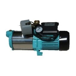 OMNI Pompe D'arrosage POMPE DE JARDIN Pour Puits 1800 W 150l/min Avec équipement : Interrupteur, Manomètre