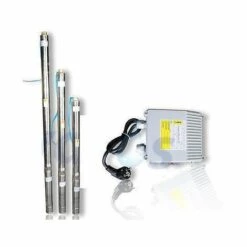 OMNI Pompe Immergée 3" Pour Puits 3T/32 750W 230V 75mm Câble1,5m