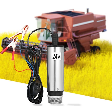 HAPPYSHOPPING DC12 / 24V DC Pompe De Puits De Petrole, Pompe De Puits De Petrole En Acier Inoxydable, Pompe Aeau, Pompe D'aspiration D'huile 60W, YJ015-C (argent) 24V - YJ015-C (argent) 24V 5 HAPPYSHOPPING DC12 / 24V DC Pompe De Puits De Petrole, Pompe De Puits De Petrole En Acier Inoxydable, Pompe Aeau, Pompe D'aspiration D'huile 60W, YJ015-C (argent) 24V - YJ015-C (argent) 24V – Image 3