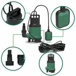 TERRE JARDIN Pompe D'évacuation Submersible Pour Eau Chargée Ou Claire (piscine) 14m3/h -Promos Pompe Boutique 30172816 2