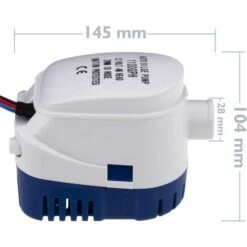 BeMatik - Pompe électrique De Cale à Eau 4100 L/h 12VDC 3A Avec Interrupteur -Promos Pompe Boutique 32534444 3