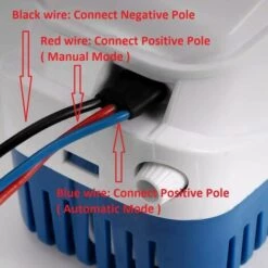 Kueatily Pompes De Cale, Pompe De Cale Automatique 12V 1100GPH Pompe à Eau Liquide Silencieuse Automatique Pour Pompe De Cale Marine Pompe à Eau Pour Bateaux, étangs, Piscines -Promos Pompe Boutique 32991927 4