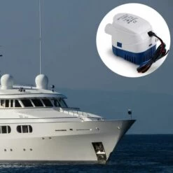 Kueatily Pompes De Cale, Pompe De Cale Automatique 12V 1100GPH Pompe à Eau Liquide Silencieuse Automatique Pour Pompe De Cale Marine Pompe à Eau Pour Bateaux, étangs, Piscines -Promos Pompe Boutique 32991927 5