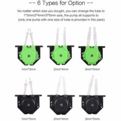 Grothen Dc 12V Pompe Doseuse Pompe Peristaltique Mini Pompe Eau Liquide Peristaltique Tube Tete Autoamorcante Fonction, Noir, 3Mmx5Mm -Promos Pompe Boutique 33478969 3