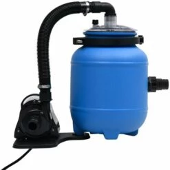 VidaXL Pompe De Filtration De Piscine Noir Et Bleu 4 M³/h -Promos Pompe Boutique 35614769 3