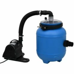 VidaXL Pompe De Filtration De Piscine Noir Et Bleu 4 M³/h -Promos Pompe Boutique 35614769 5