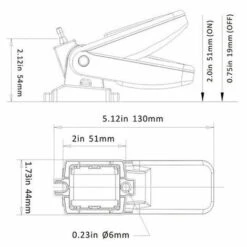 ASUPERMALL Interrupteur A Flotteur De Pompe De Cale De Bateau Automatique 12V 1100Gph Interrupteurs De Cale Capteur De Debit Pour Pompe A Eau Electrique, Blanc -Promos Pompe Boutique 36470530 5