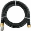 VidaXL Tuyau D'aspiration Avec Raccords En Laiton 20 M 25 Mm Noir - Noir -Promos Pompe Boutique 37781870 1