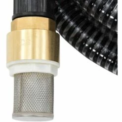 VidaXL Tuyau D'aspiration Avec Raccords En Laiton 25 M 25 Mm Noir - Noir -Promos Pompe Boutique 37781883 3