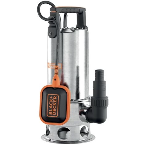 BLACK & DECKER Pompe Immergée Eaux Sales Black+Decker BXUP1100XDE (1100 W, Débit Max. 16500 l/h, Hauteur D'élévation 10.5 m) 3 BLACK & DECKER Pompe Immergée Eaux Sales Black+Decker BXUP1100XDE (1100 W, Débit Max. 16500 l/h, Hauteur D'élévation 10.5 m)